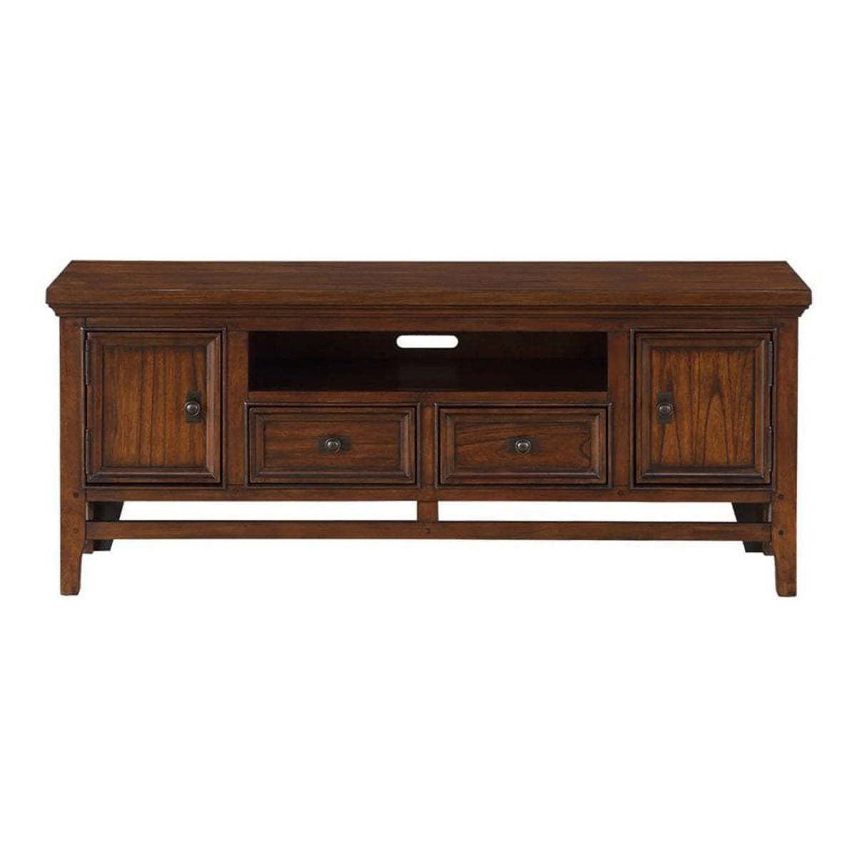 Brown Cherry Wood TV Stand M493927