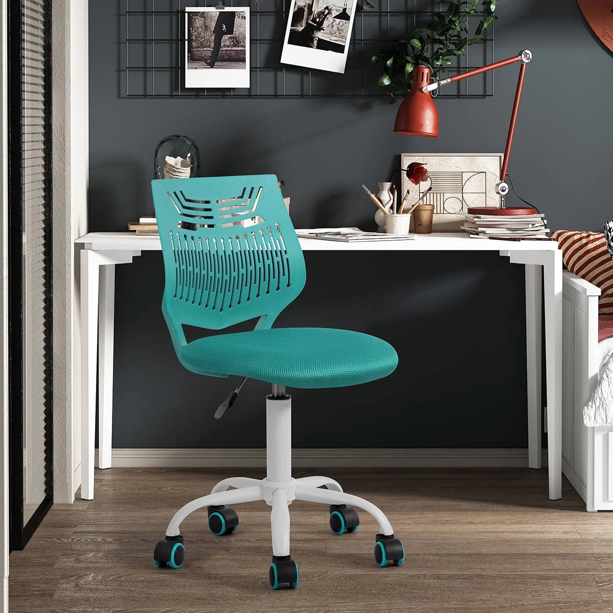 AQUA Adjustable Height Rolling Office Chair M233142