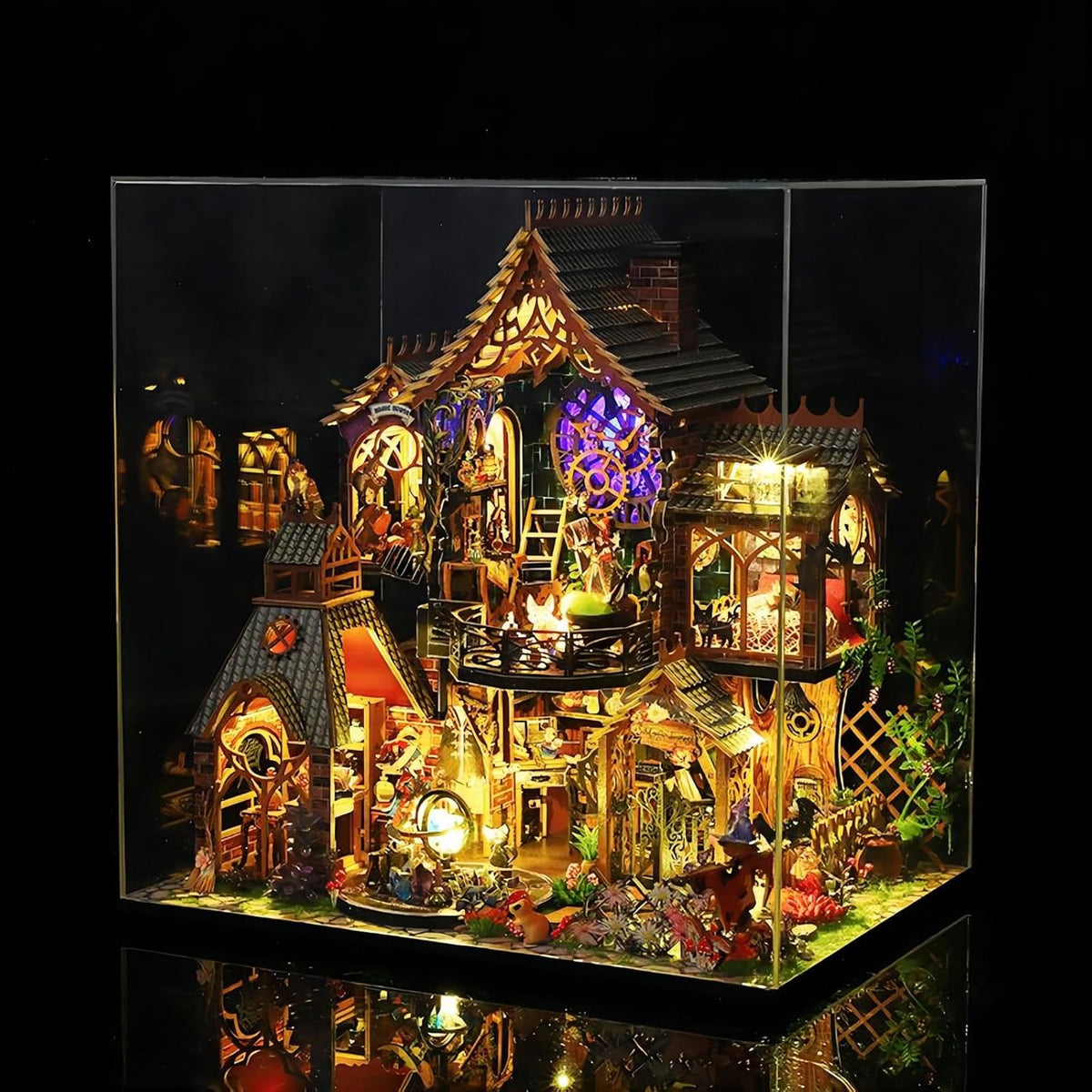 Miniature House Kit with Dust Proof Cover & Small Tools M865463
