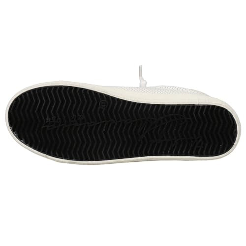 Gold Grey White Snake Lace Up Sneakers N396