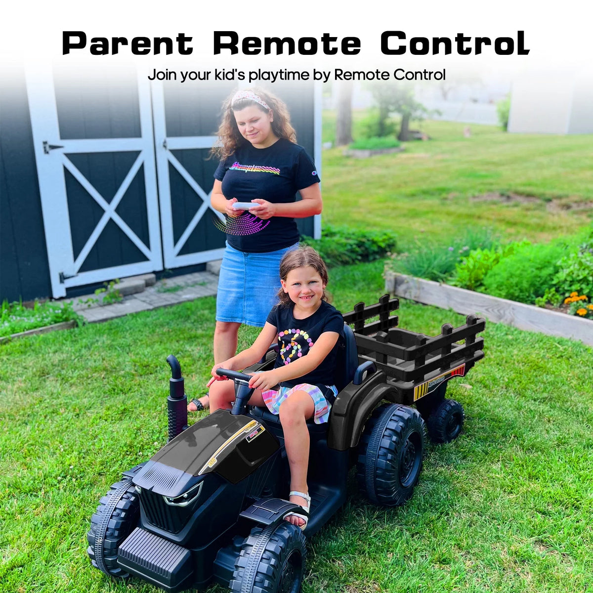 24V Ride on Tractor with Trailer Z593