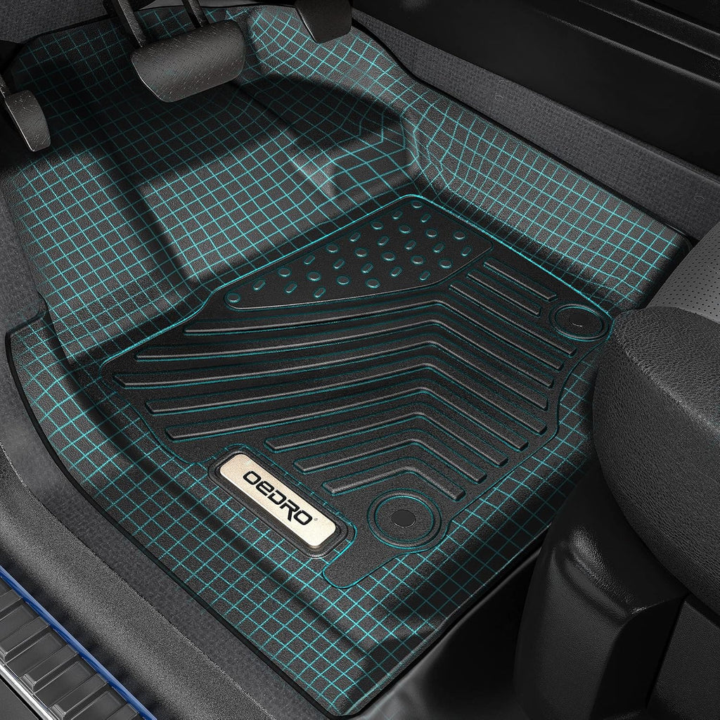 Black TPE All Weather Floor Mats K35426