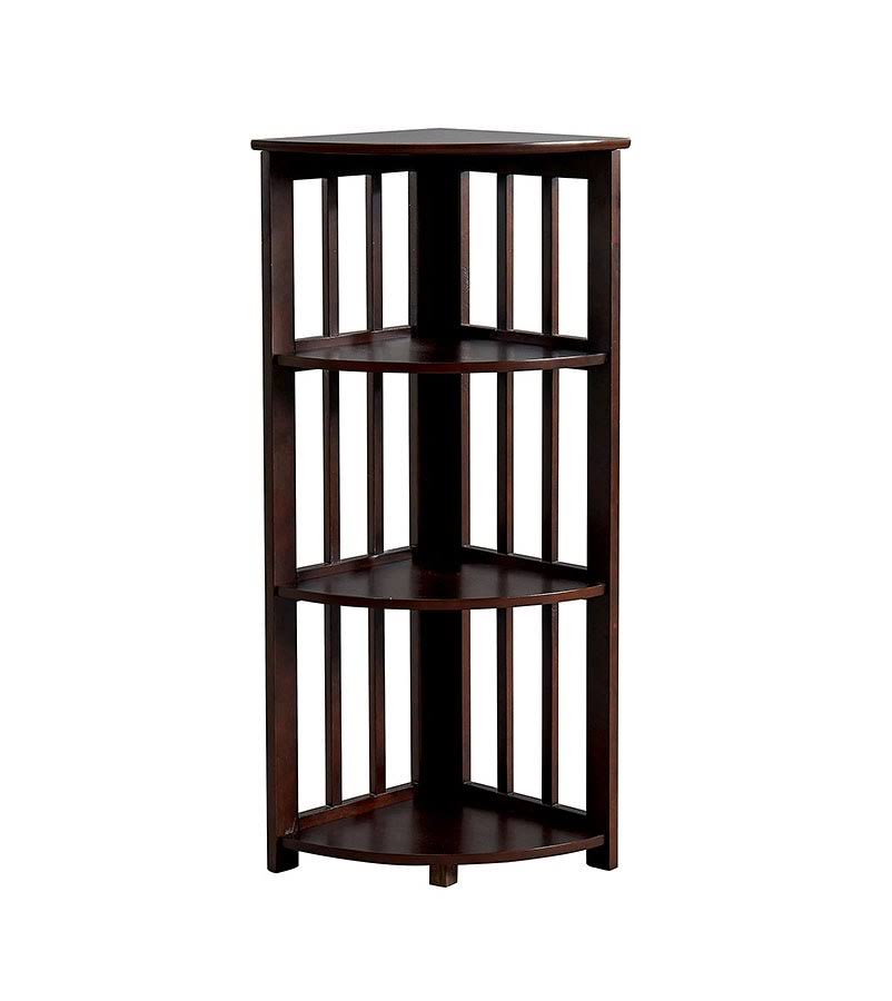 Dark Walnut Corner Cabinet P315