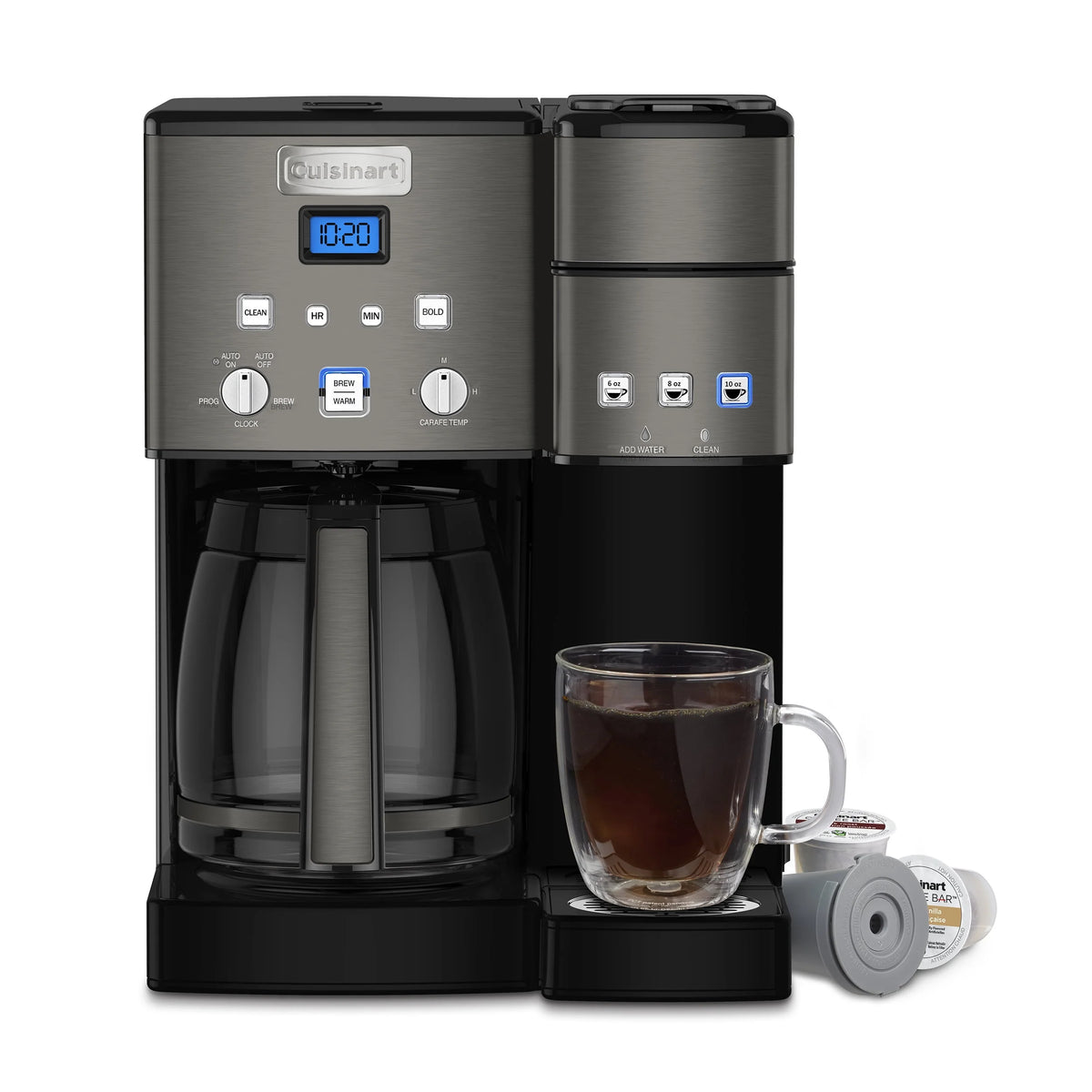 12 Cup Coffeemaker and Single-Serve Brewer H8833