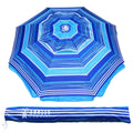 6.5 ft Outdoor Patio Beach Umbrella with Tilt and Carry Bag UPF 50+ T5351