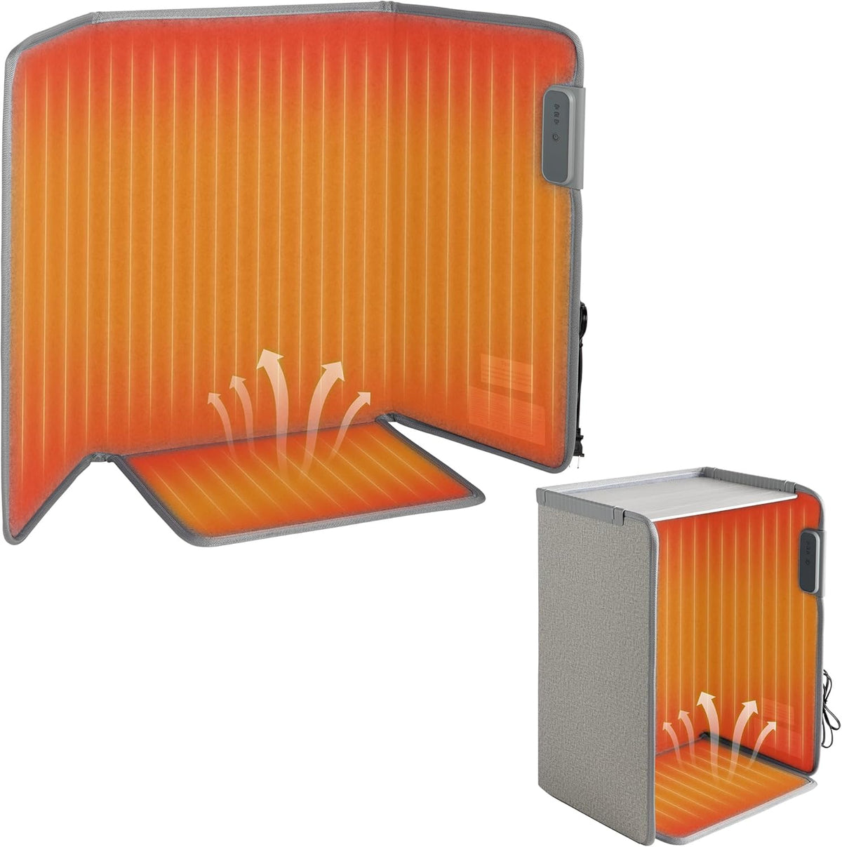 3 in 1 Space Heater with Heated Floor Mat & Side Table W765