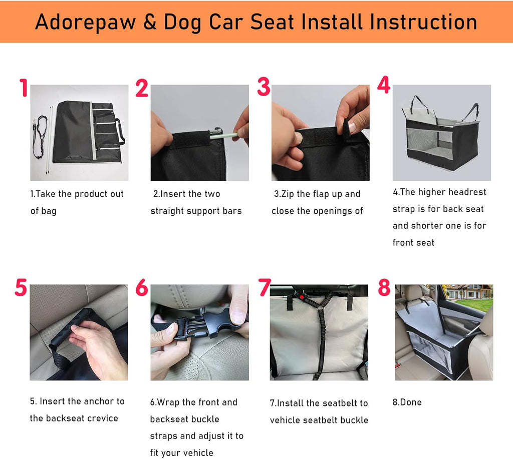 Dog Car Seat for Large Dogs J874