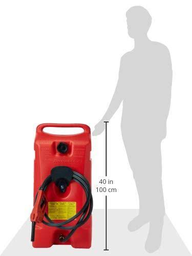 14-Gallon Rolling Gas Can with Transfer Pump S626