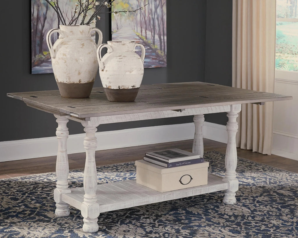 Gray/White Sofa Console Table H85765
