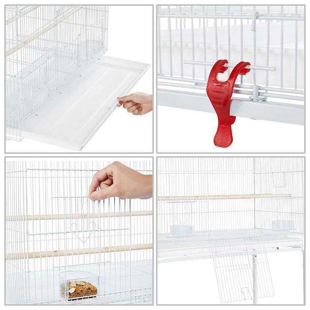 Rolling Wood Bird Cage A659329