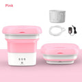 Pink Mini Folding Washing Machine J1452