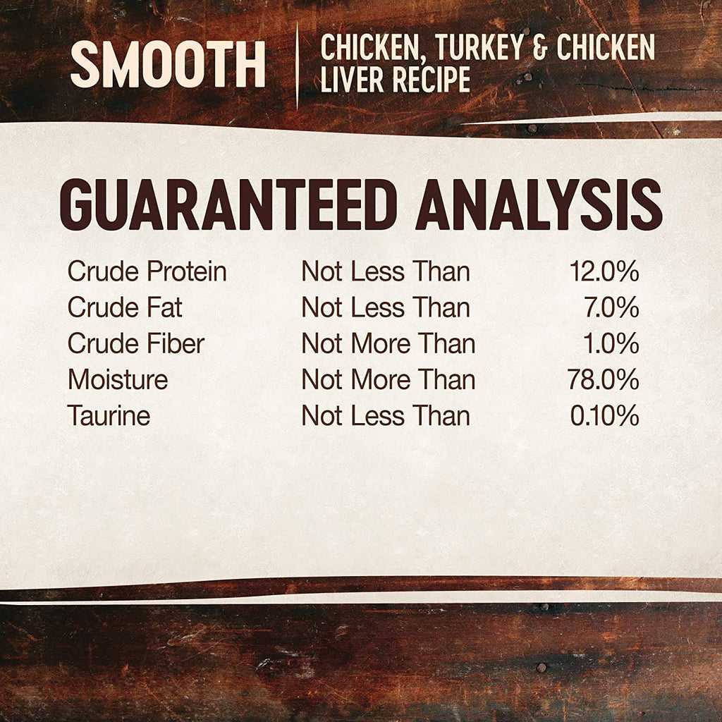 Grain-Free Pate Canned Cat Food, Chicken, Turkey & Chicken Liver, 5.5 oz Case of 24 O408