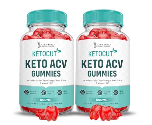 Keto ACV Gummies 1000MG Apple Cider Vinegar with Pomegranate Beet Juice Powder B12 Vegan Non GMO 60 Gummies Z1626