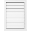 PVC Vertical Surface Mount Gable Vent O8514
