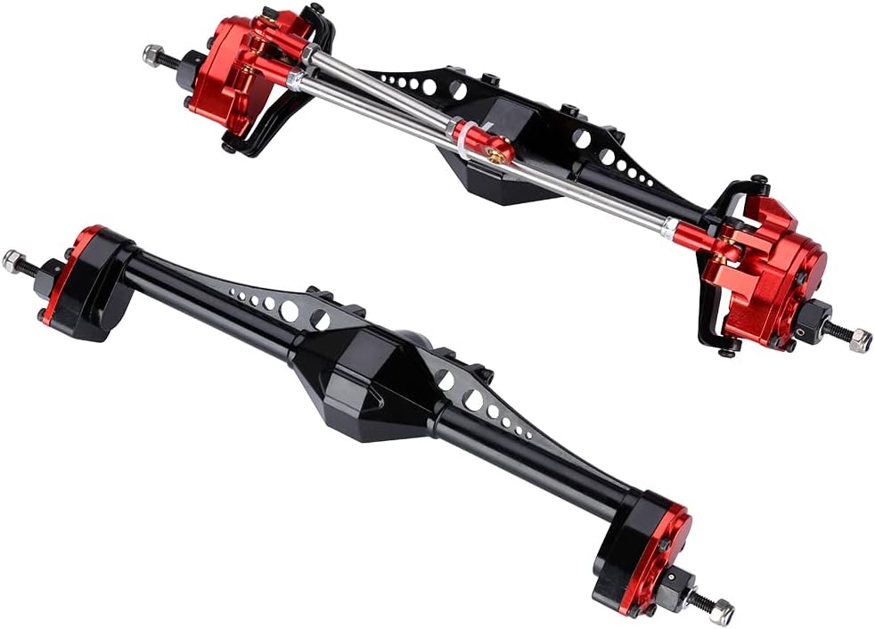 Front and Rear Portal Axle Assembly for 1/10 RC Crawler Car R3774