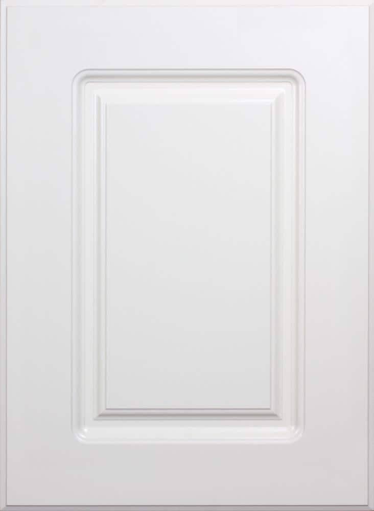 White Raised Square Panel Kitchen Cabinet Door V9344