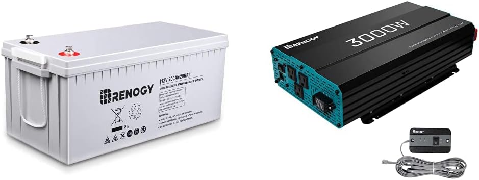 12 Volt 200Ah Deep Cycle AGM Battery A2365
