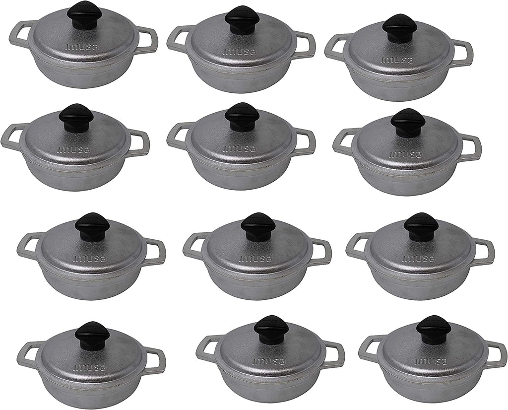 12 Pack 0.7Qt Silver Dutch Oven Y133