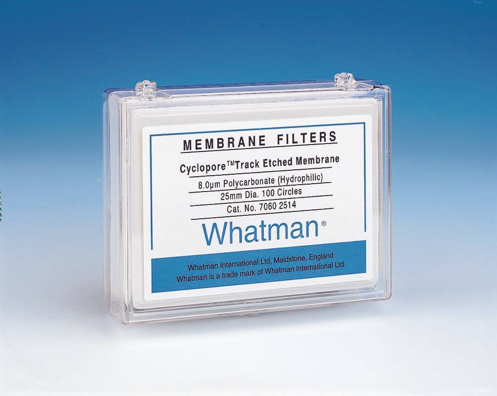 Hydrophilic Polycarbonate Filter Membrane 0.8 um, 25 mm (100/Pack) S998428