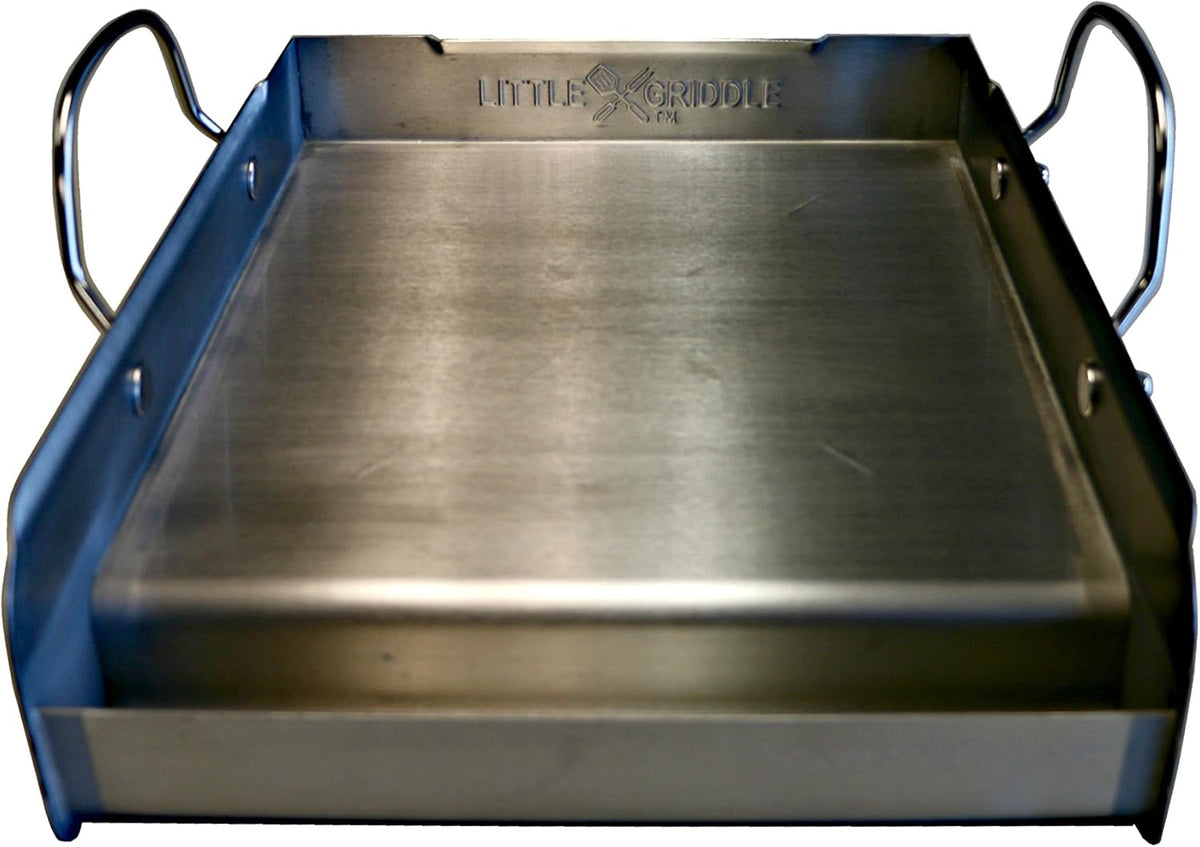 Stainless Steel Griddle with Removable Handles U8644