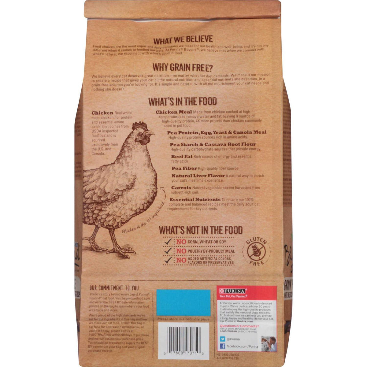 Grain Free White Meat Chicken & Egg Recipe Dry Cat Food L101