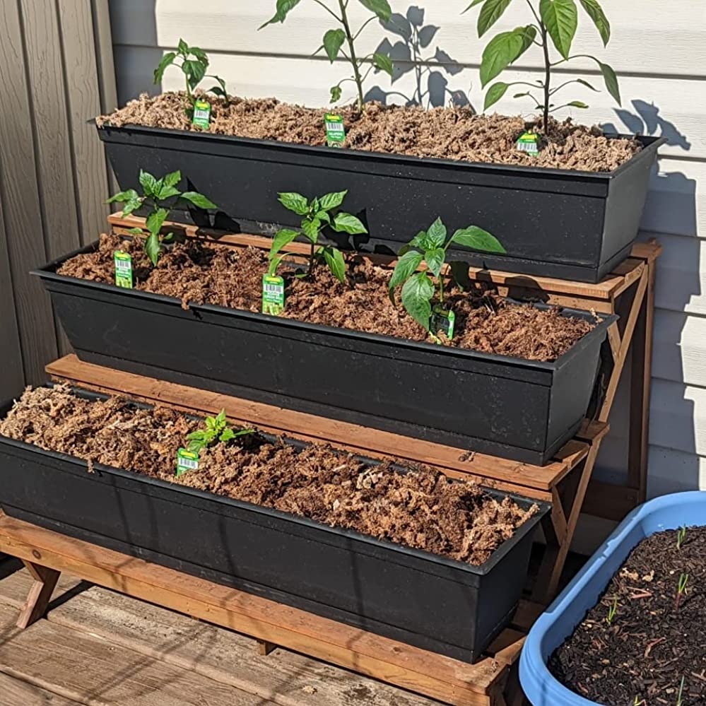 3 Tier Wood Plant Stand F786926