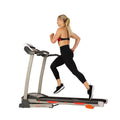 Manual Incline Folding Treadmill with Pulse Sensors LCD Monitor W69063