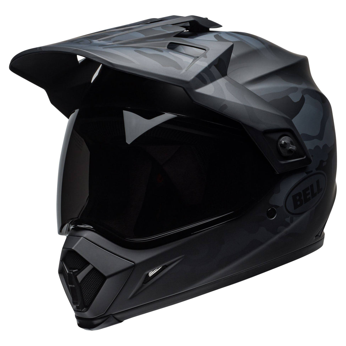 Matte Black Camo Helmet Q1656