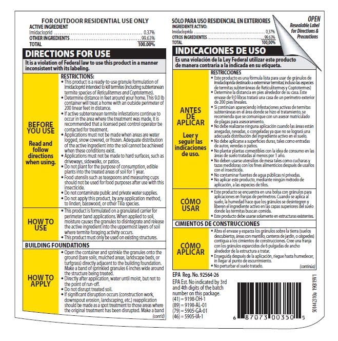 9 lb Termite Killer Granules X80913