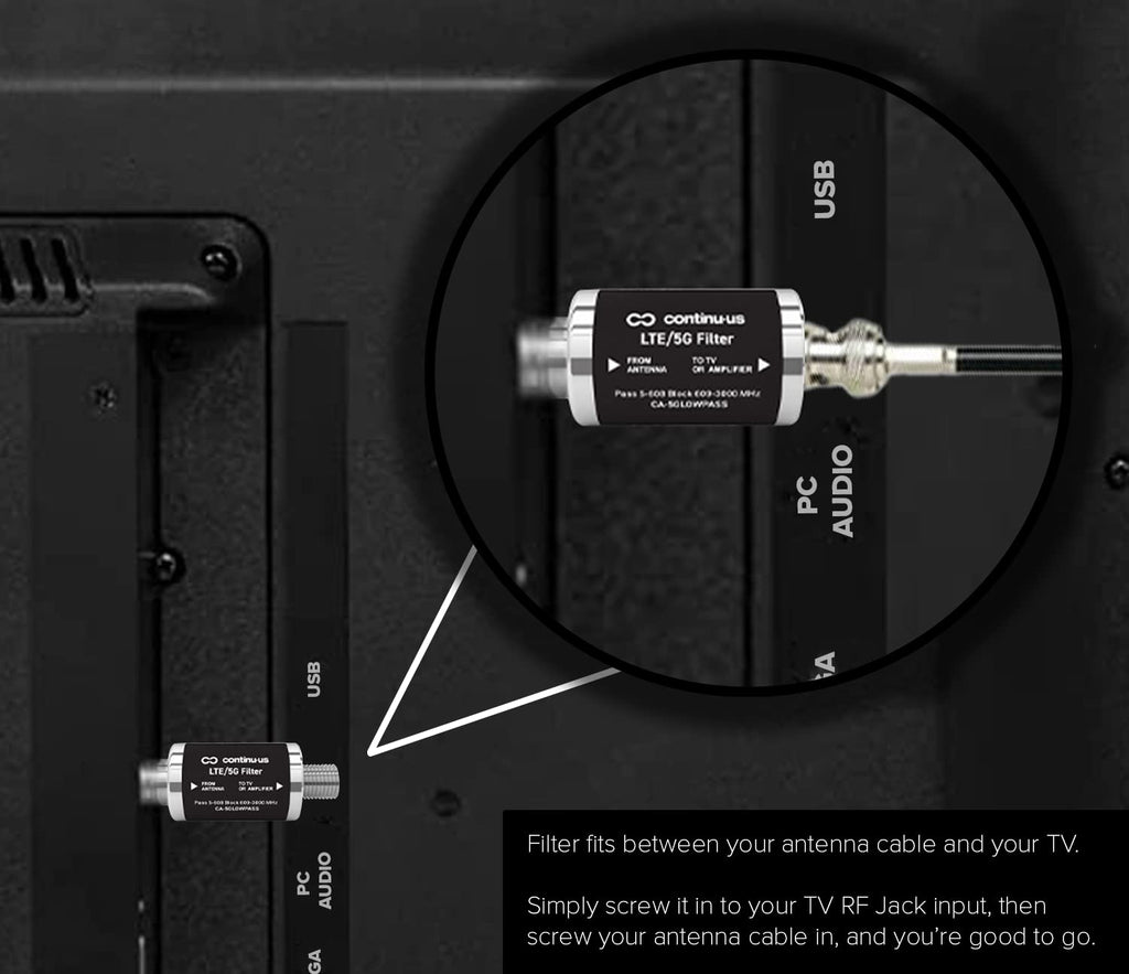 LTE 5G Filter Television Antenna Signal Purifier V304329
