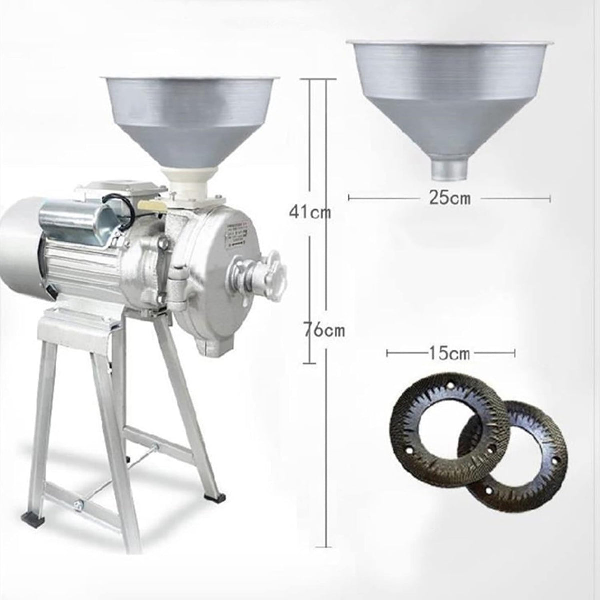 220V Commercial Grain Mill Grinder J173