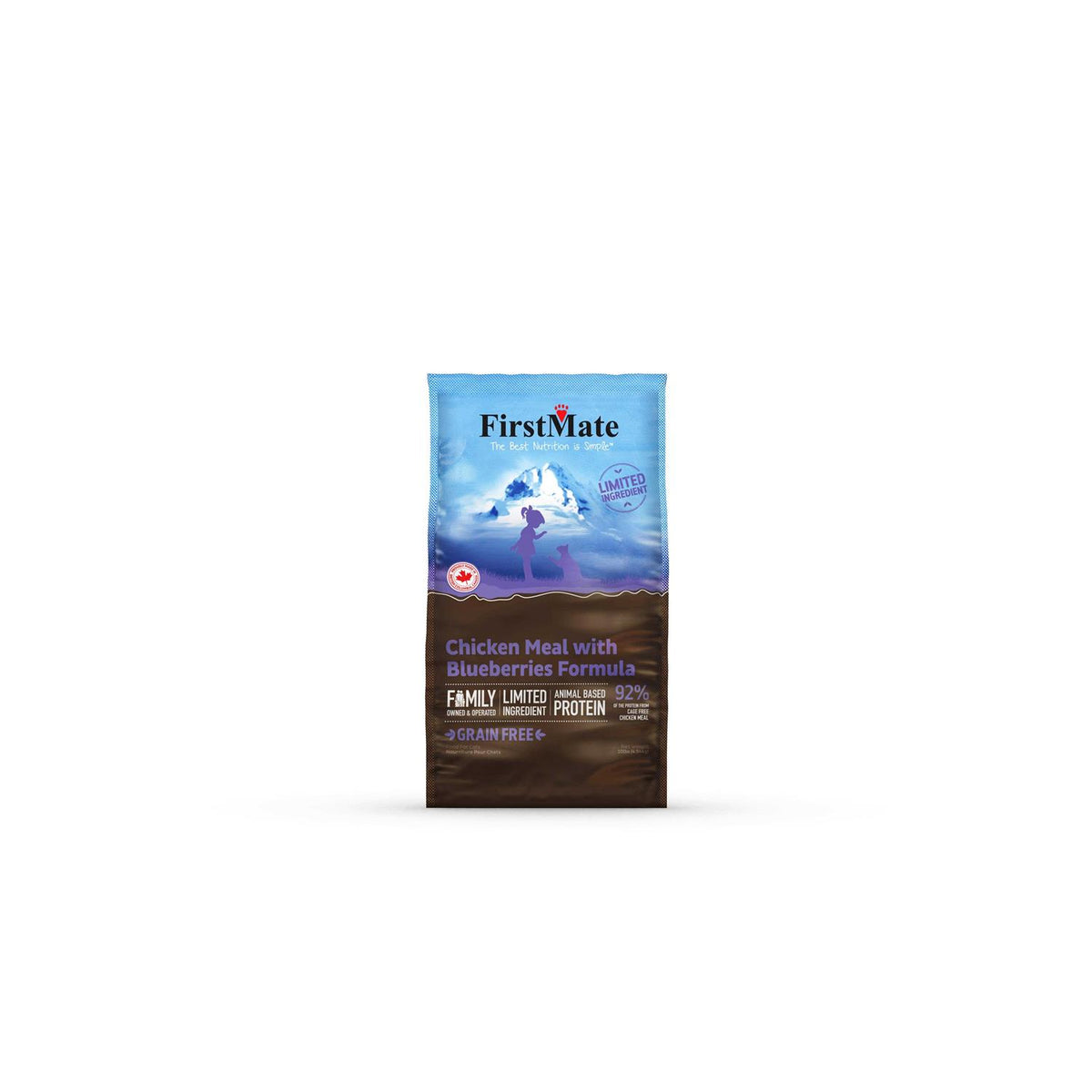 Chicken Meal Blueberries Limited Ingredient Dry Cat Food X6426