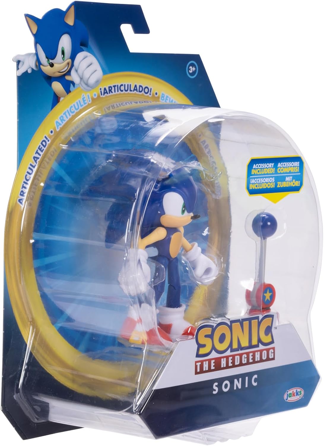 4-inch Sonic Action Figure with Blue Checkpoint Accessory I2773