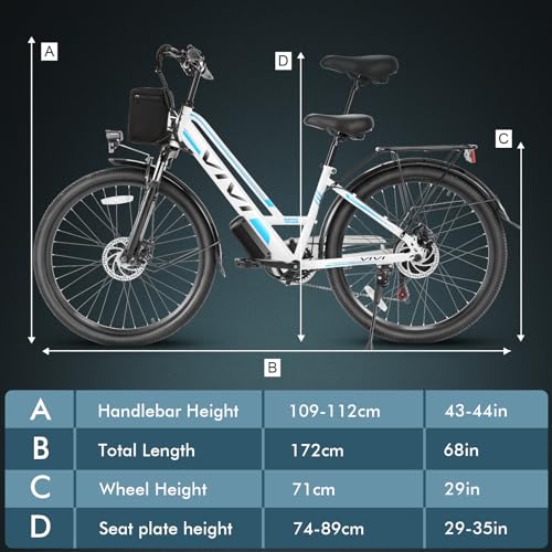 26" 500W Electric Bike with 48V Removable Battery S703867