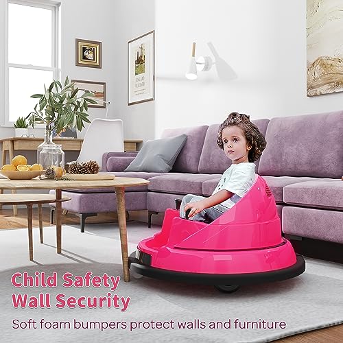 12V Blue Toddler Bumper Car with Remote Control V804