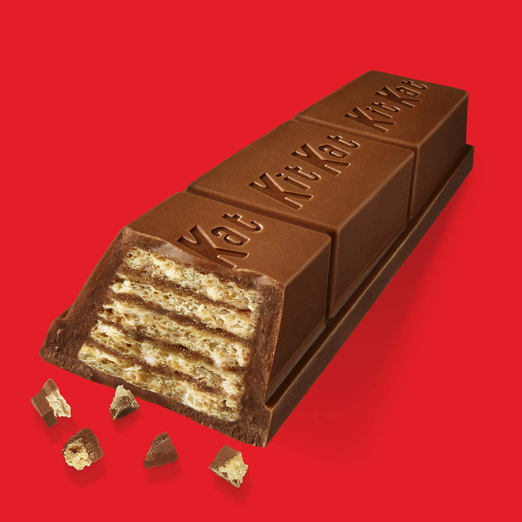 Milk Chocolate Wafer King Size Candy Bars, 3 oz (16 Count) O965418