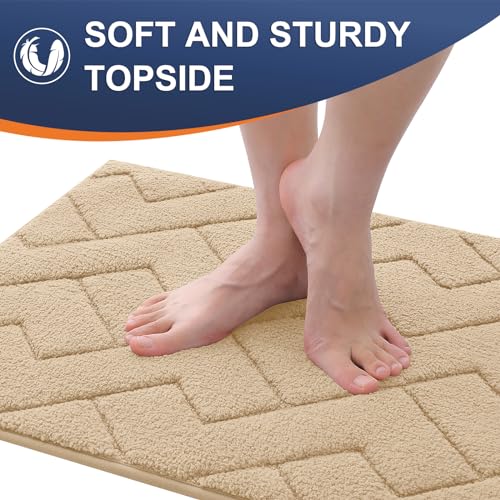 Grey 30x20 Non-Slip Washable Microfiber Dog Door Mat N9230