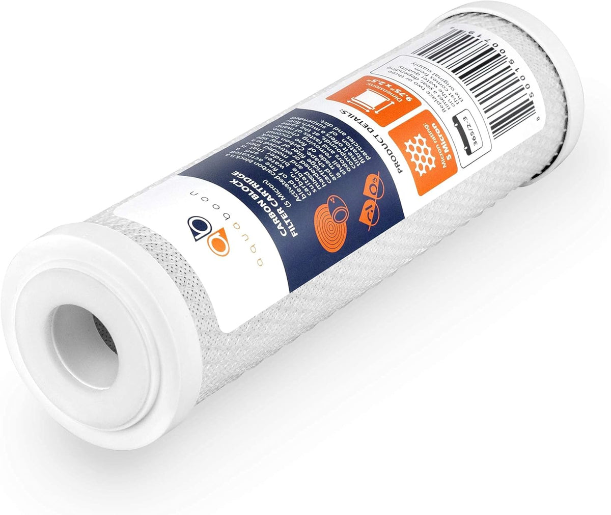 1 Year RO Units Replacement Filter Kit 5 PACK Carbon Sediment Inline 5 Micron 10 inch Cartridges Z34106