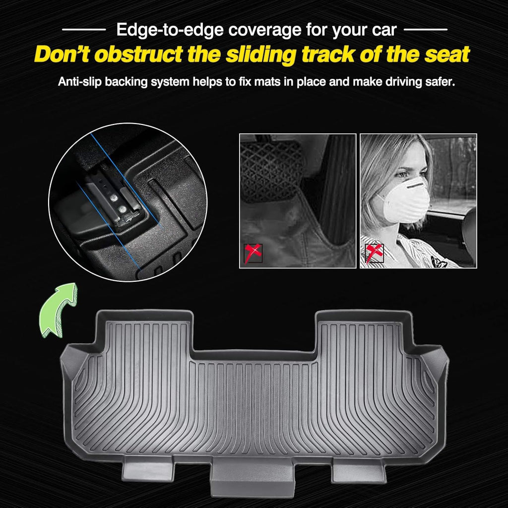 Custom Fit 7 Seat TPO Floor Mats with 1st 2nd and 3rd Row E630