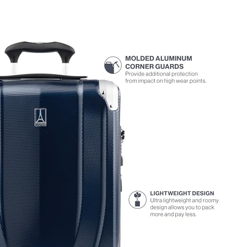 Royal Blue 21 Inch Hardside Expandable Luggage with 8 Spinner Wheels B3103