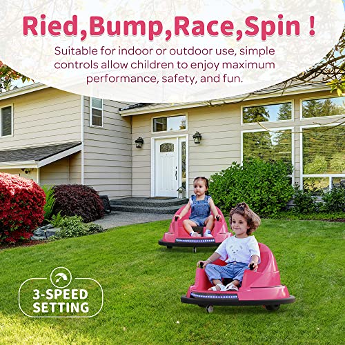 12V Blue Toddler Bumper Car with Remote Control V804