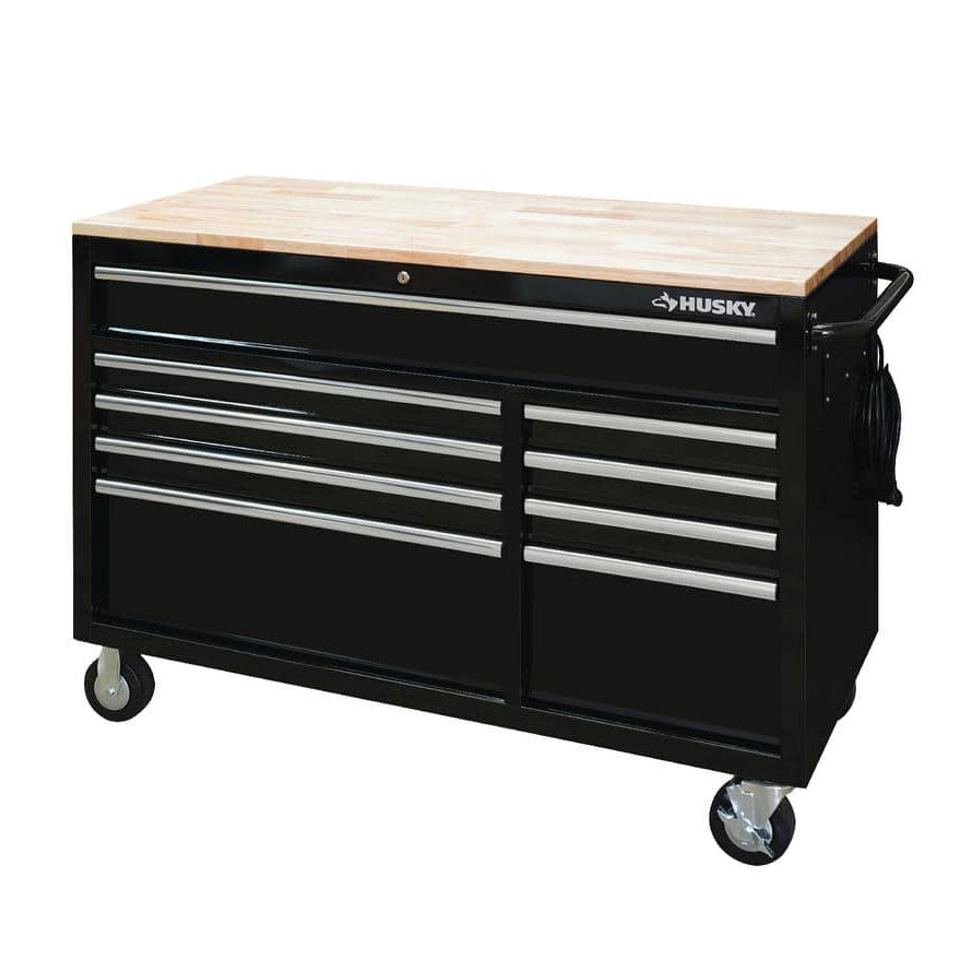 52 in. W x 25 in. D 9-Drawer Mobile Workbench Tool Chest Y59121