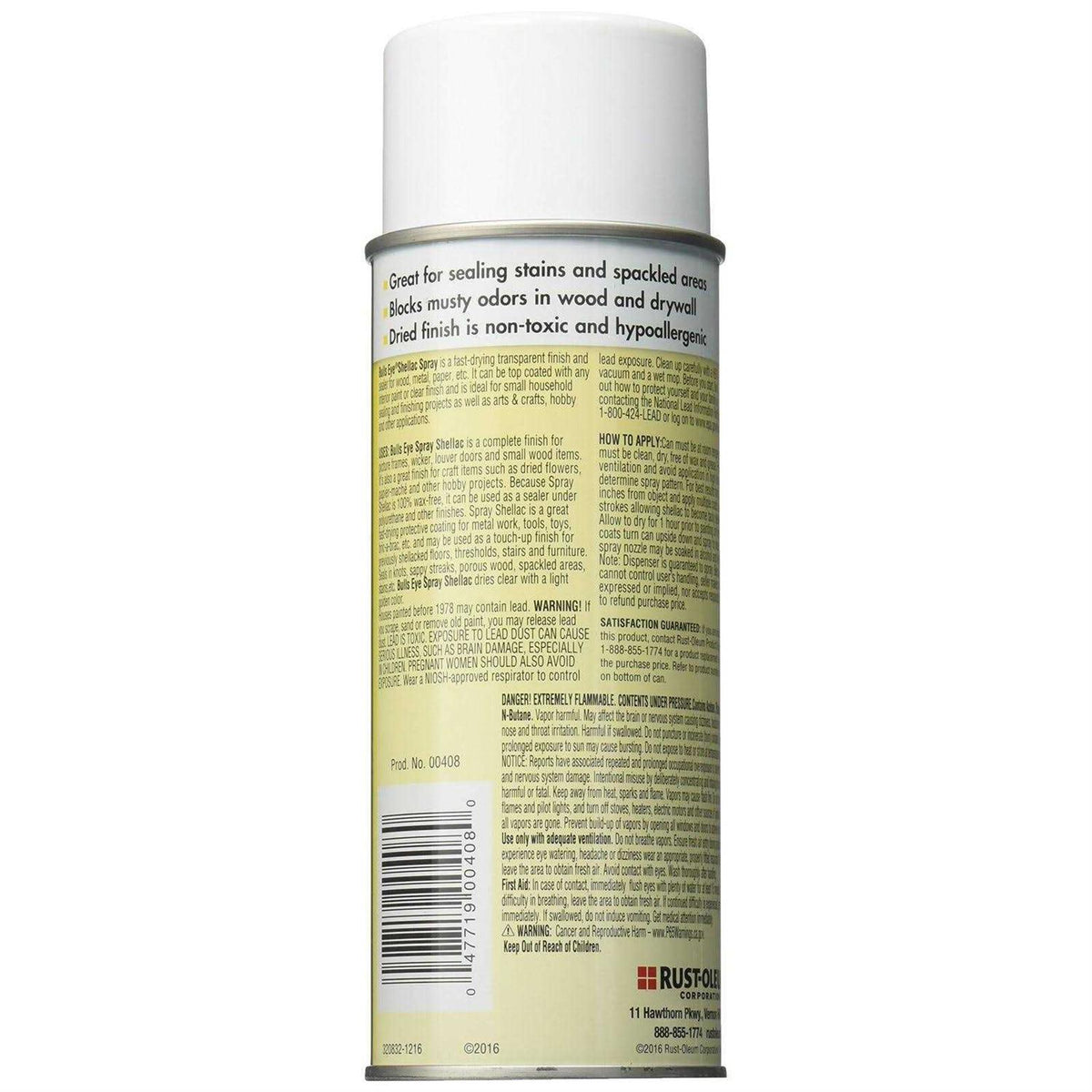 12 oz Clear Spray Shellac I619789