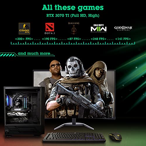 AMD Ryzen 5 5600G 16GB 512GB SSD Desktop Gaming Computer A9921