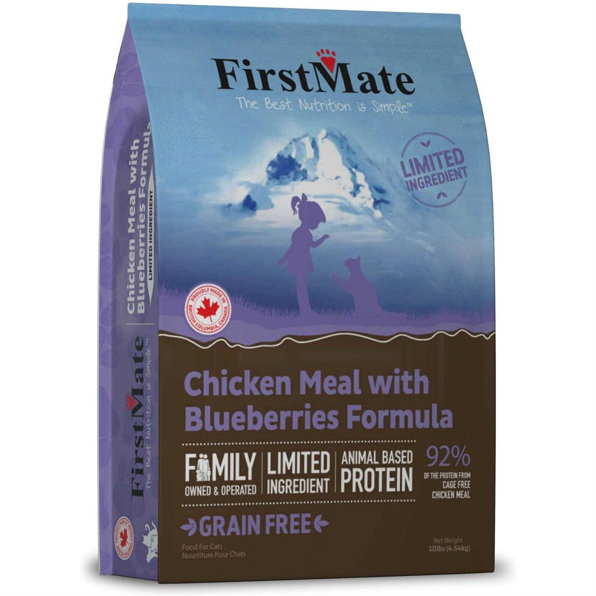 Chicken Meal Blueberries Limited Ingredient Dry Cat Food X6426