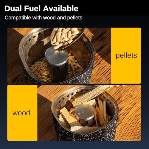 Silver Smokeless Tabletop Fire Pit, Dual-Fuel, 10.1" x 7" R3442