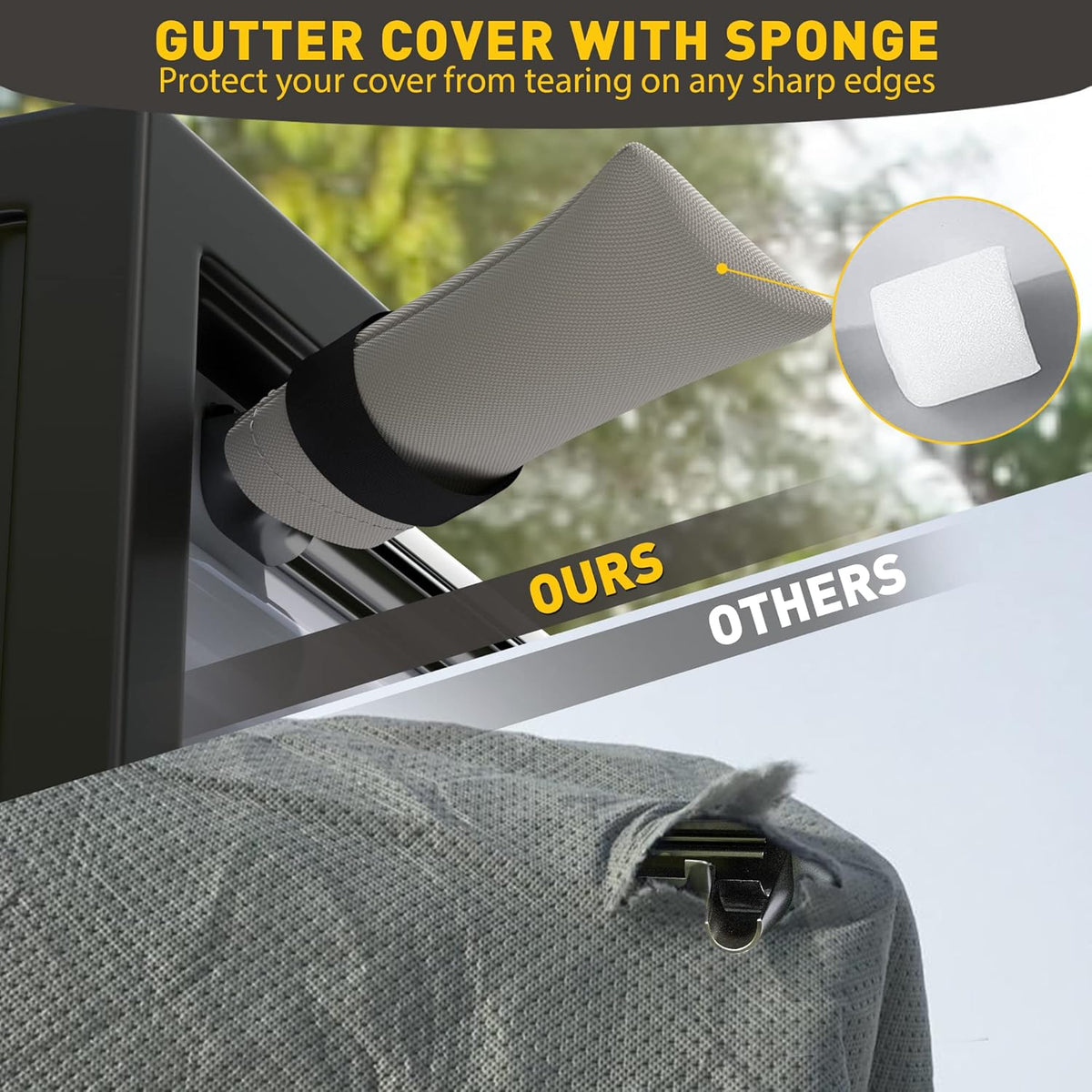 300D Anti-Tear Waterproof Windproof Anti-UV RV Trailer Cover E197501