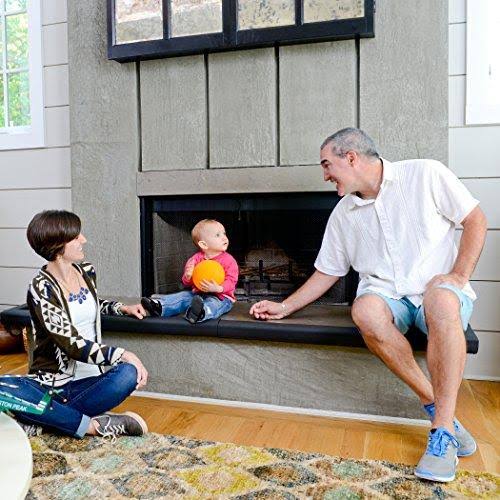 Brown Metal-Backed Hearth Guard P863250