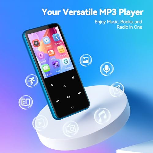 64GB Bluetooth MP3 Player with Speaker and FM Radio W152