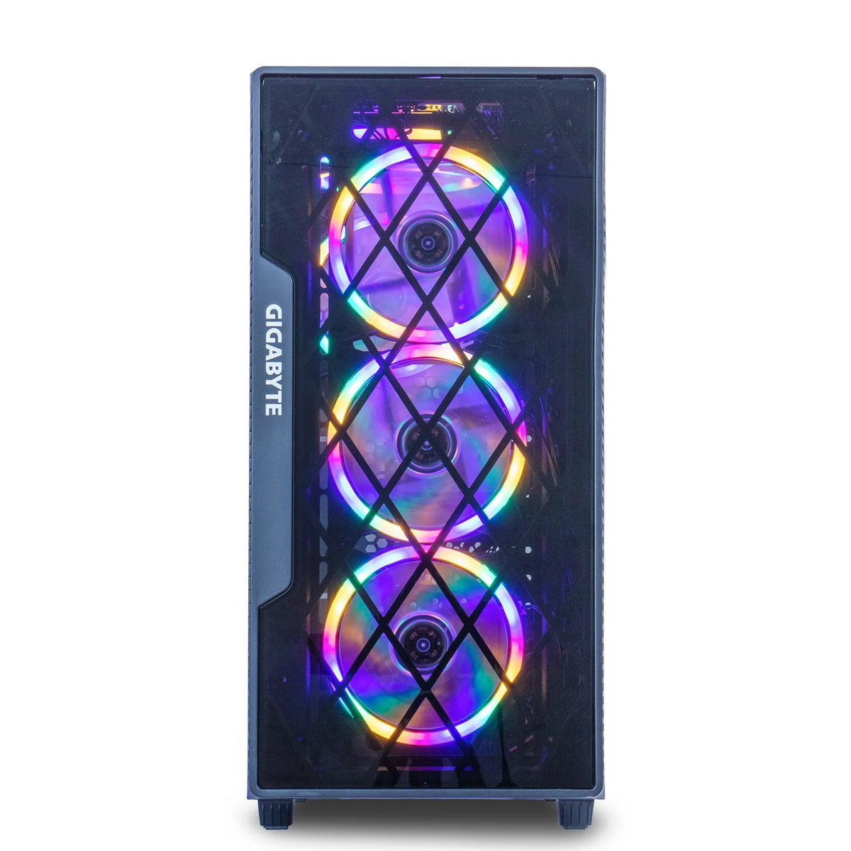 Gaming PC Desktop Computer, AMD Ryzen 5 4500 3.6GHz, RX6600, 16GB DDR4, 500GB NVME SSD, 6 RGB Fans V784